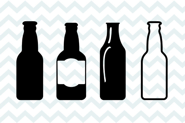 Free Free 216 Silhouette Beer And Baby Bottle Svg SVG PNG EPS DXF File