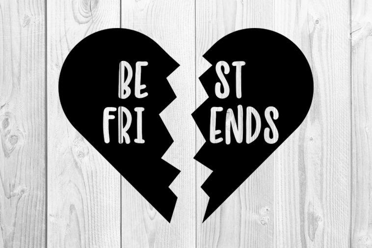 Best friends svg free, heart svg, friends svg, cricut ...