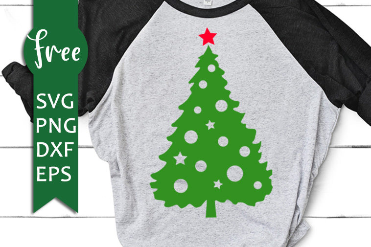 christmas tree silhouette svg free