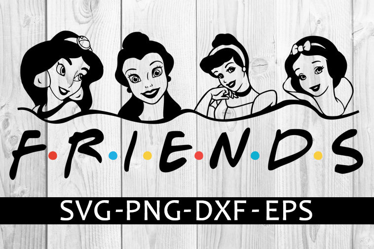 Princesses Svg Free Belle Svg Jasmine Svg Cinderella Svg Snow White Svg Disney Svg Free Friends Svg Best Friends Tshirt Png Dxf 0106 Freesvgplanet