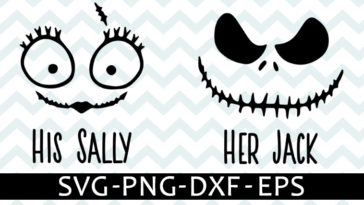 his sally her jack svg free