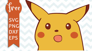 Pikachu Head Svg  Cute Pikachu PNG