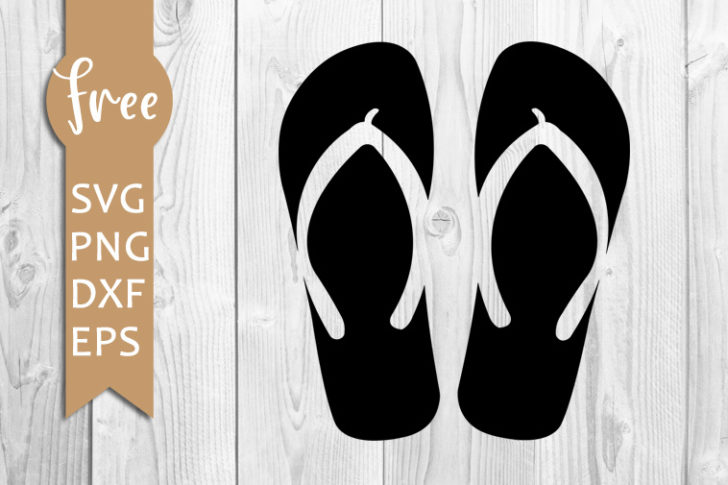 Flip flop svg free, flip flops cameo, freebies, instant download ...