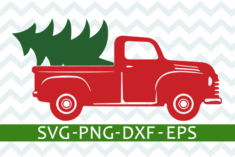 Download Christmas truck svg, red truck svg, tree, instant download ...