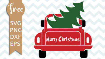 Download Christmas Truck Svg Free Freesvgplanet Yellowimages Mockups