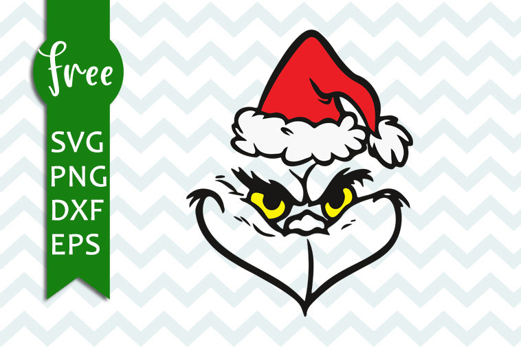 Grinch Face Svg Free Christmas Svg Grinch Svg File Instant Download Cartoon Svg Vector Free Files Free Grinch Cut File Png Eps Dxf 0145 Freesvgplanet