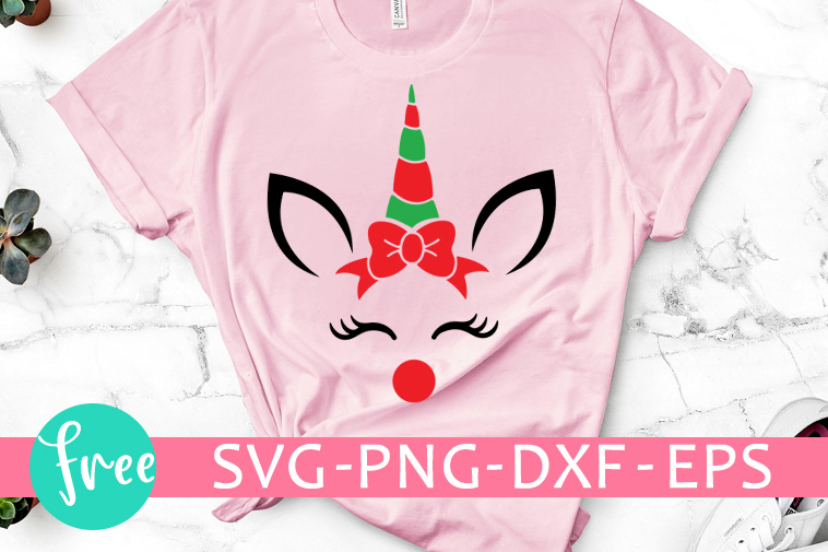 Download Christmas Unicorn Svg Free Reindeer Svg Free Christmas Svg Instant Download Shirt Design Free Vector Files Silhouette Cameo Dxf 0166 Freesvgplanet