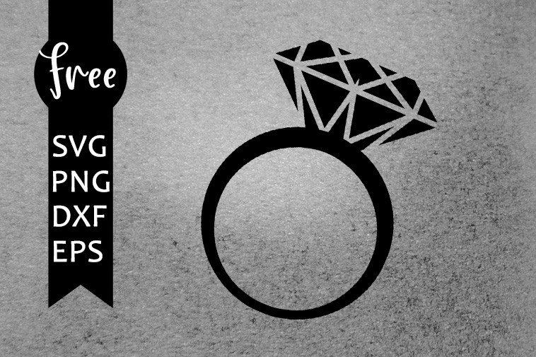 Wedding Rings with Diamond Overlapping Clipart Digital Download SVG EPS PNG pdf ai dxf jpg Cut Files for Commercial Use
