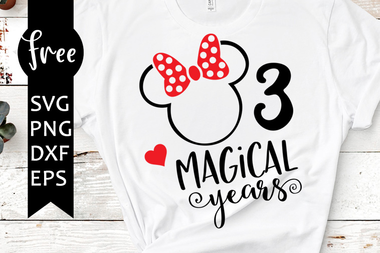Download 3rd Birthday Svg Free Disney Svg Birthday Svg Third Birthday Svg Instant Download Shirt Design Minnie Birthday Svg Mouse Png 0233 Freesvgplanet SVG, PNG, EPS, DXF File