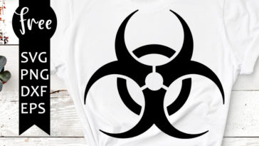 white biohazard clip art