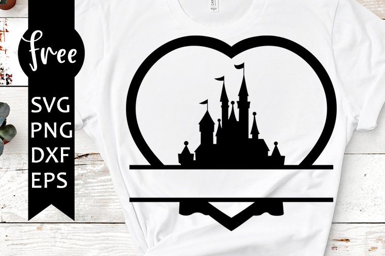 Download Disney Castle Svg Free Heart Svg Disney Svg Monogram Instant Download Shirt Design Disney Cut Files Silhouette Cameo Png Dxf 0235 Freesvgplanet