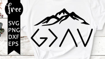 god is greater svg free