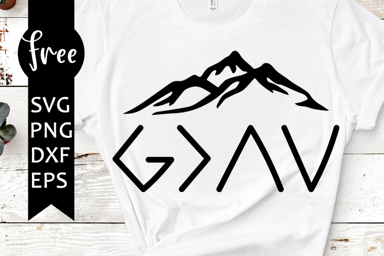 god is greater svg free