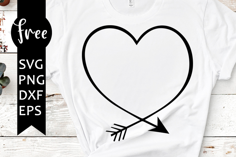 Download Heart Arrow Svg Free Frame Svg Arrow Svg Instant Download Silhouette Cameo Shirt Design Heart Svg Free Vector Files Png Dxf 0297 Freesvgplanet