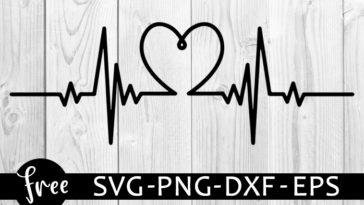 Free Free Heart Heartbeat Svg 167 SVG PNG EPS DXF File