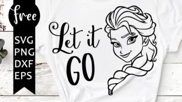 Frozen Svg Free Let It Go Svg Elsa Svg Instant Download Free Vector Files Shirt Design Snowman Svg Files For Crafters Png Svg Eps 0178 Freesvgplanet