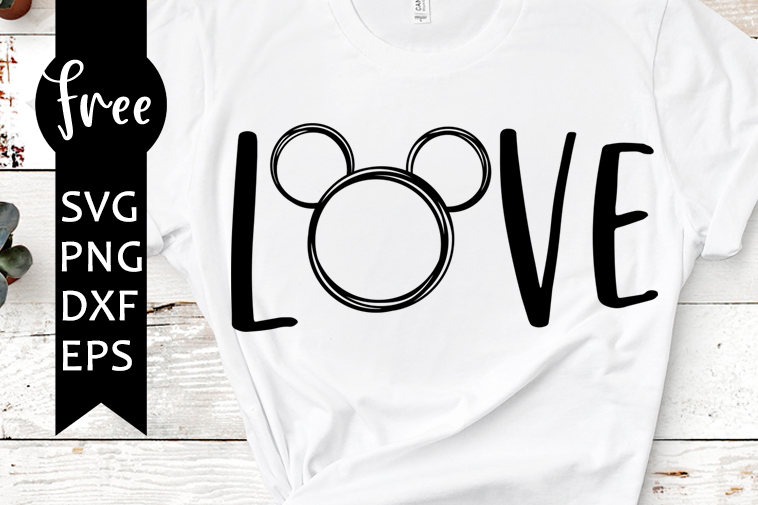 Download Mickey Svg Free Love Svg Disney Svg Instant Download Valentines Day Svg Shirt Design Mickey Head Svg Silhouette Cameo Png 0298 Freesvgplanet