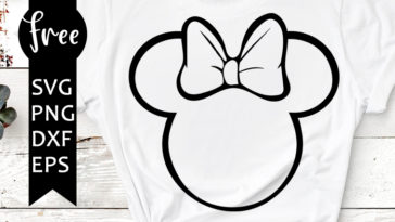 Free Free 134 Minnie Mouse Ears And Bow Svg Free SVG PNG EPS DXF File