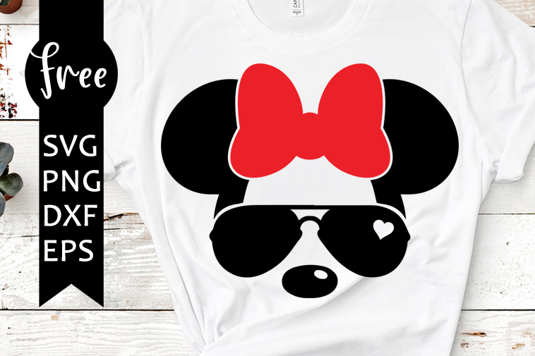 Minnie Mouse Sunglasses SVG Sunglasses SVG Minnie Svg Minnie Mause SVG