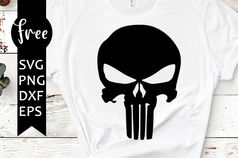 Download Punisher Skull Svg Free Skull Svg Punisher Svg Instant Download Shirt Design Free Vector Files Silhouette Cameo Cricut Png Dxf 0251 Freesvgplanet