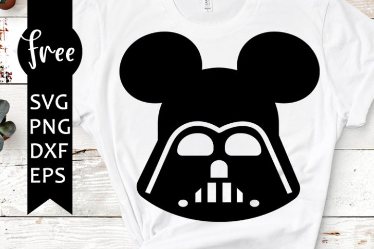 Darth vader svg free, disney svg, mickey head svg, digital download