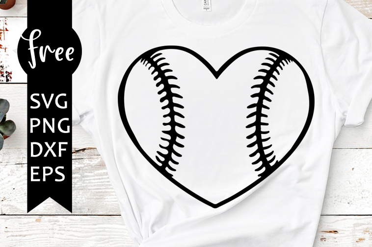 Download Baseball Heart Svg Free Sport Svg Baseball Svg Instant Download Heart Svg Shirt Design Softball Svg Free Baseball Mom Svg Png 0343 Freesvgplanet