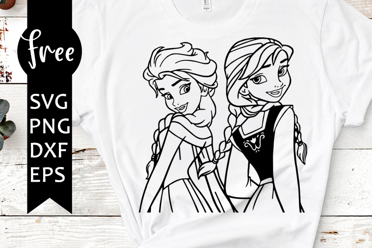 Frozen Svg Free Elsa Svg Disney Svg Instant Download Princess Svg Shirt Design Anna Svg Free Vector Files Woman Svg Png Dxf 0354 Freesvgplanet