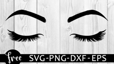 Eyelashes Svg Free Freesvgplanet