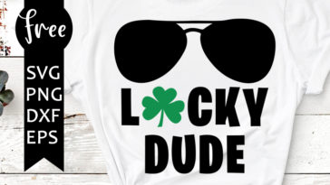 lucky dude svg free