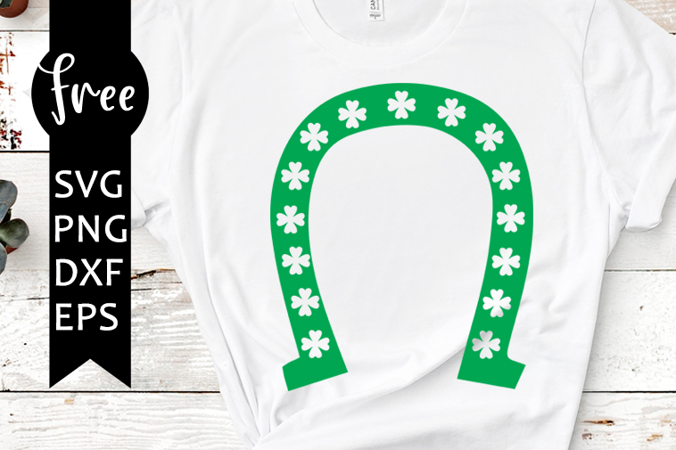Download Lucky Horseshoe Svg Free Saint Patrick S Day Svg Horseshoe Svg Instant Download Silhouette Cameo Shirt Design Lucky Svg Png Dxf 0309 Freesvgplanet