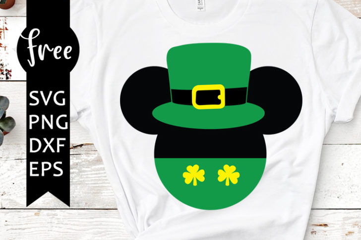 Mickey Leprechaun Svg Free St Patricks Day Svg Disney Svg Instant