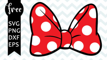 minnie mouse bow svg free