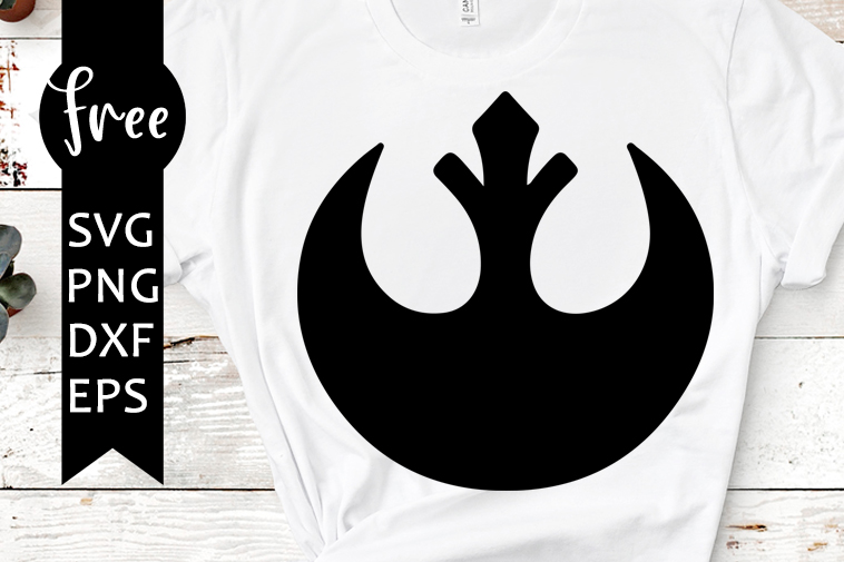 Download Rebel Alliance Svg Free Star Wars Svg Jedi Svg Instant Download Silhouette Cameo Shirt Design Rebel Svg Free Vector Files Png Dxf 0328 Freesvgplanet