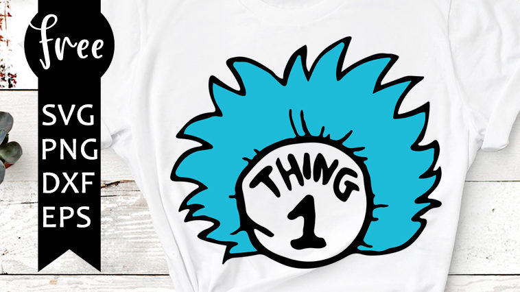 Thing 1 And 2 Logo SVG