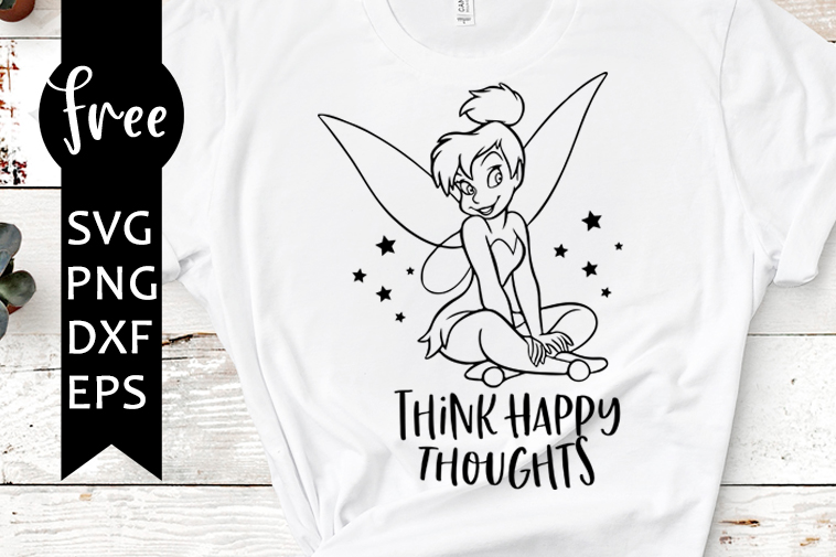 think happy thoughts svg free