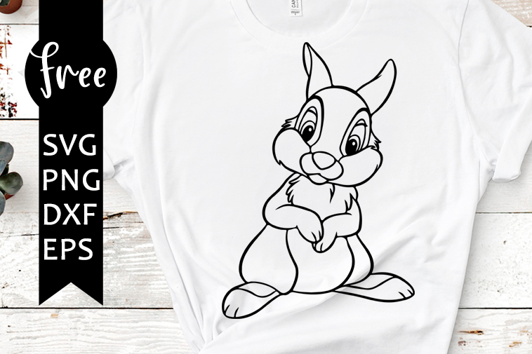 Download Thumper Svg Free Disney Svg Bambi Svg Instant Download Animal Svg Shirt Design Rabbit Svg Cartoon Svg Free Vector Files Dxf 0452 Freesvgplanet