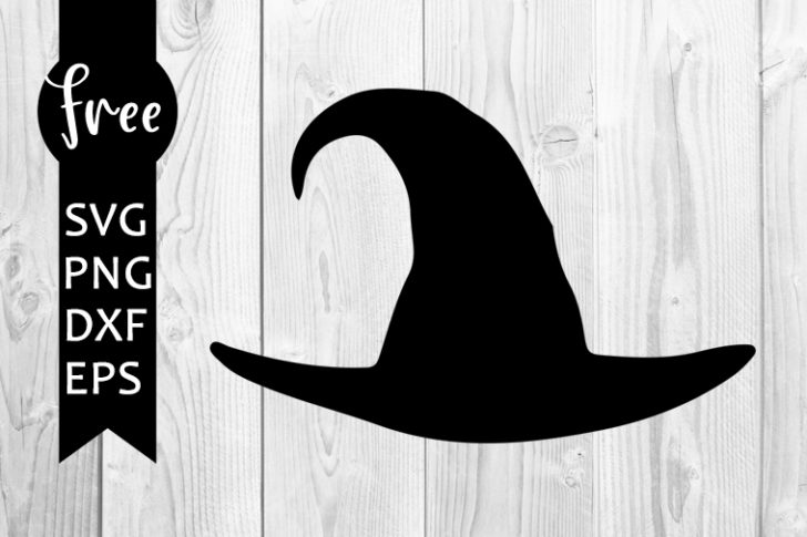 Witch hat svg free, halloween svg, hat svg, instant download