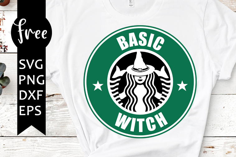 Download Basic Witch Svg Free Halloween Svg Starbucks Svg Instant Download Silhouette Cameo Shirt Design Witch Halloween Svg Png Dxf 0383 Freesvgplanet