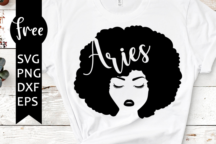 Download Aries Svg Free Zodiac Sign Svg Horoscope Svg Instant Download Silhouette Cameo Shirt Design Afro Woman Svg Free Vector Files 0674 Freesvgplanet