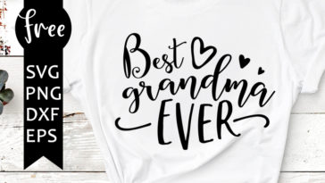 best grandma ever svg free