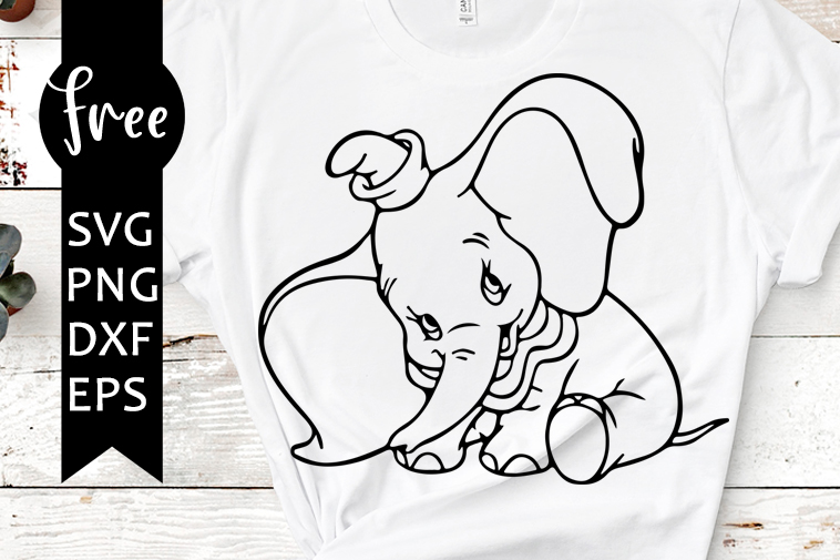 Download Dumbo Svg Free Best Disney Svg Files Cartoon Svg Instant Download Outline Svg Elephant Svg Shirt Design Free Vector Files Dxf 0665 Freesvgplanet