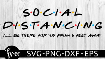 Free Free 328 Friends Social Distancing Svg SVG PNG EPS DXF File