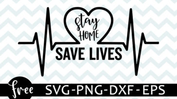 stay home svg free