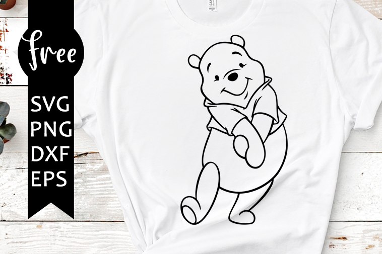 bear winnie svg free