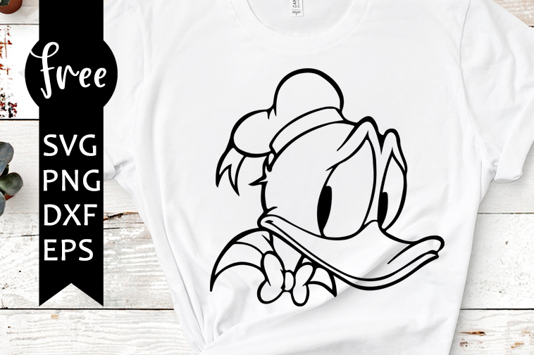 Donald Duck Svg Free Best Disney Svg Files Cartoon Svg Instant Download Shirt Design Free Vector Files Outline Svg Duck Svg Png 0596 Freesvgplanet