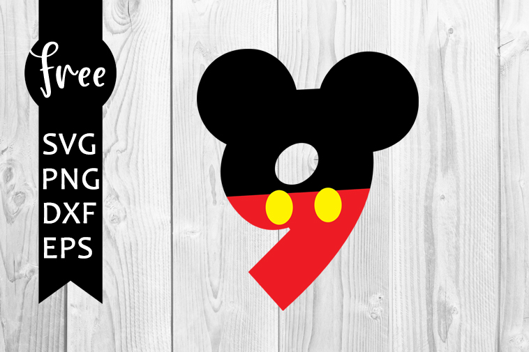 micky numbers svg free