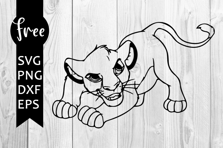 Download Simba svg free, cartoon svg, best disney svg files ...