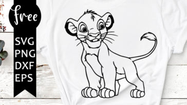 Download Free Simba Svg Free Best Disney Svg Files The Lion King Svg Instant Download Silhouette Cameo Shirt Design Cartoon Svg Outline Svg 0821 Freesvgplanet SVG Cut Files