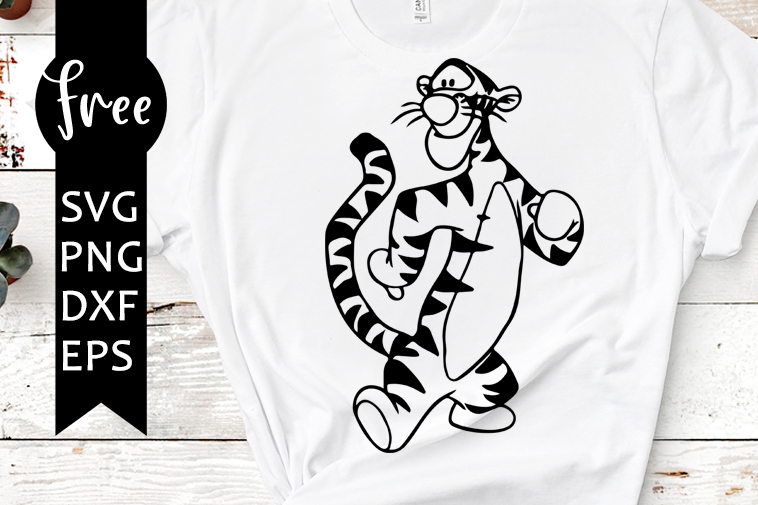 Download Tigger Svg Free Winnie The Pooh Svg Best Disney Svg Files Digital Download Shirt Design Silhouette Cameo Tiger Svg Animal Svg 0490 Freesvgplanet