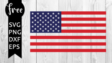 american flag svg free